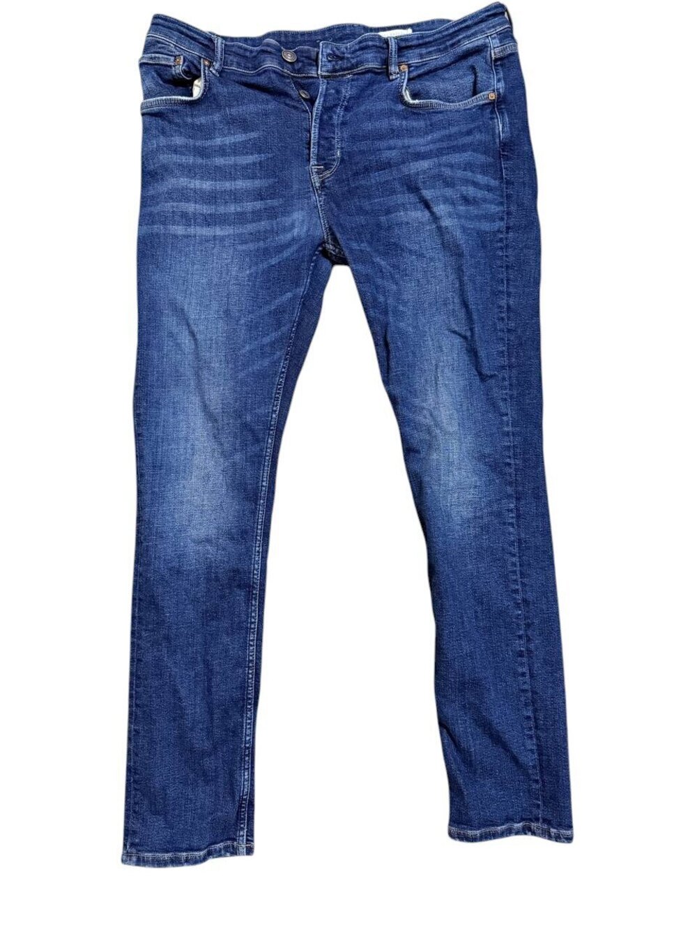 AllSaints Joey Slim Jeans W38 Dark Wash Stretch 2022